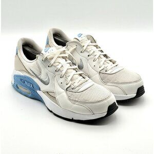Nike Air Max Excee White/Blue Womens Sneakers Size 9 CD5432-128 Pre Owned